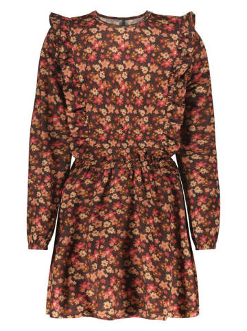 B.Nosy Kleid "Dionne" in Dunkelbraun/ Beige