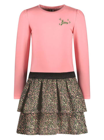 B.Nosy Jurk "Daphne" lichtroze/beige/zwart
