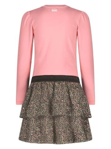 B.Nosy Jurk "Daphne" lichtroze/beige/zwart