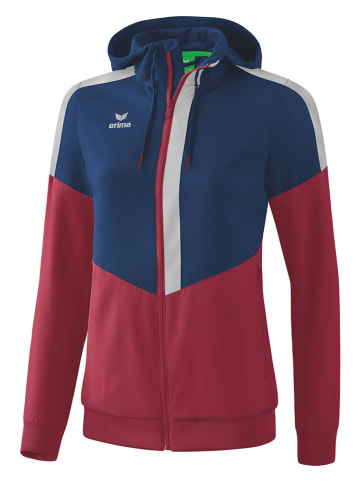 erima Trainingsjacke "Squad" in Dunkelblau/ Rot