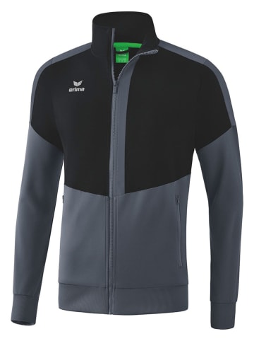erima Trainingsjacke "Squad Worker" in Schwarz/ Grau