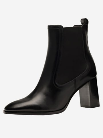 Gino Rossi Leren chelseaboots zwart