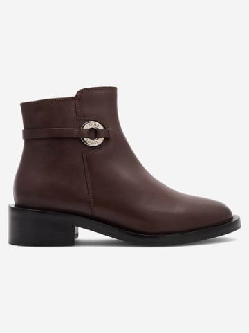 Gino Rossi Leren enkelboots bruin