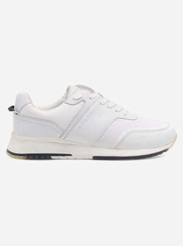 Gino Rossi Leren sneakers wit