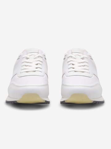 Gino Rossi Leren sneakers wit