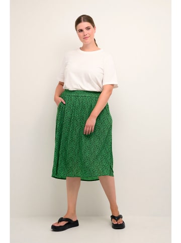 Kaffe Rok "Isma" groen/zwart