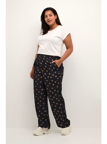 Kaffe Hose "Jilly" in Schwarz/ Camel