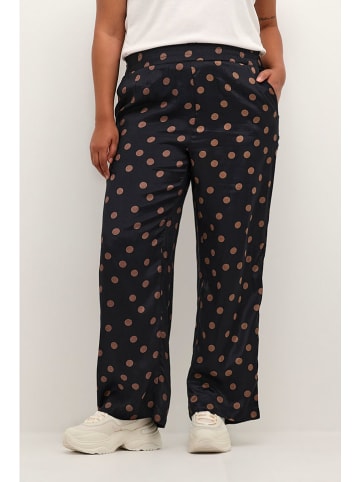 Kaffe Hose "Jilly" in Schwarz/ Camel