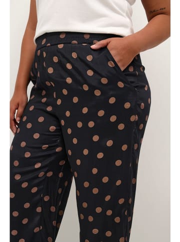 Kaffe Hose "Jilly" in Schwarz/ Camel