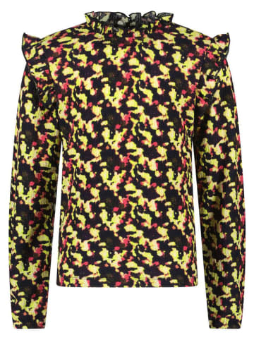 B.Nosy Bluse "Billie" in Schwarz/ Gelb/ Pink