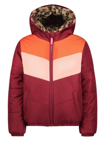 B.Nosy Doorgestikte jas "Jamie" rood/beige