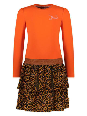 B.Nosy Kleid "Daphne" in Orange/ Hellbraun/ Schwarz