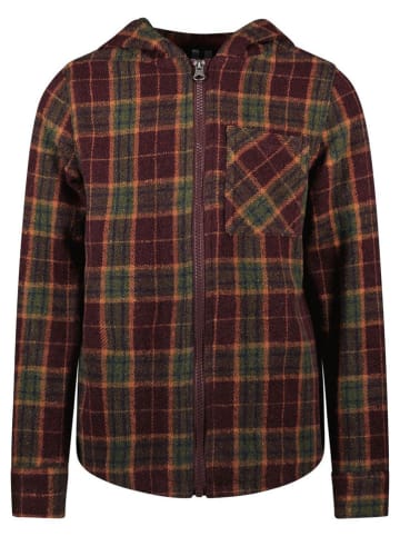 B.Nosy Sweatjacke "Boaz" in Dunkelrot/ Khaki