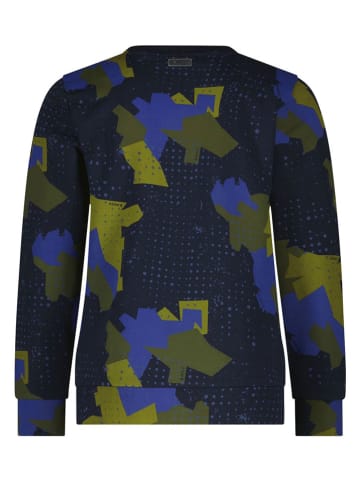 B.Nosy Sweatshirt "Simon" in Dunkelblau/ Khaki