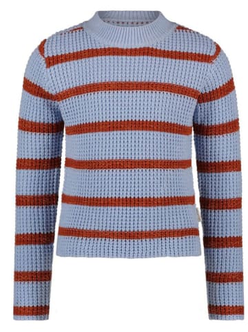 B.Nosy Pullover "Kendall" in Hellblau/ Rot
