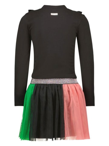 B.Nosy Kleid "Dani" in Schwarz/ Rosa/ Grün