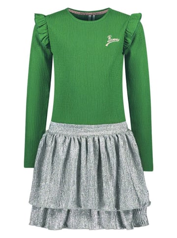 B.Nosy Kleid "Demi" in Grau/ Grün