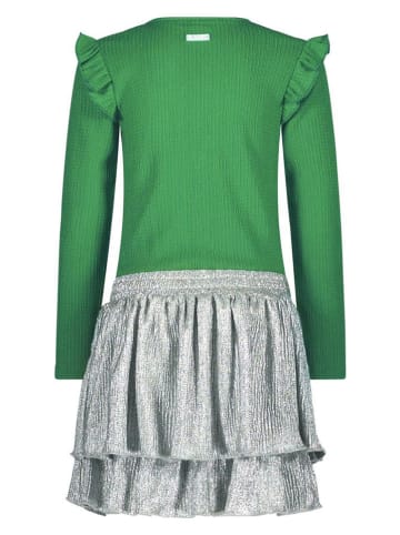 B.Nosy Jurk "Demi" grijs/groen