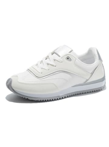 C'M Sneakersy w kolorze białym