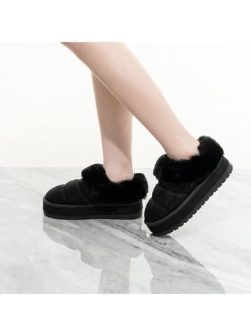 C'M Pantoffels zwart