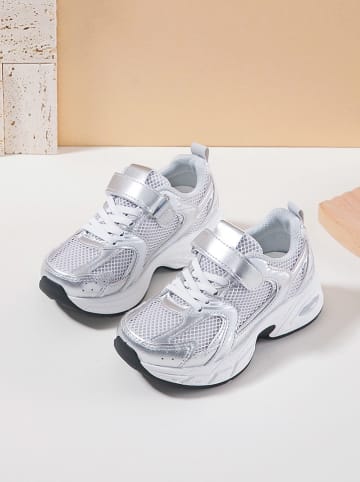 Rock & Joy Sneakers in Weiß/ Silber