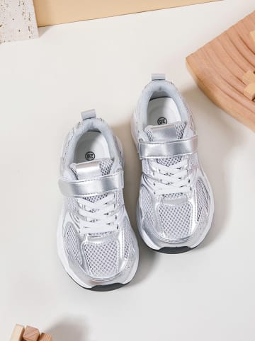 Rock & Joy Sneakers wit/zilverkleurig