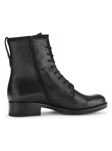 Gabor Leder-Boots in Schwarz