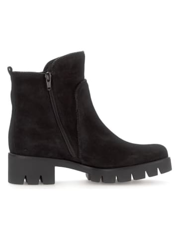 Gabor Leder-Boots in Schwarz