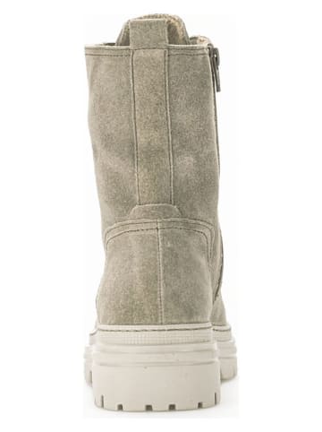 Gabor Leren boots groen