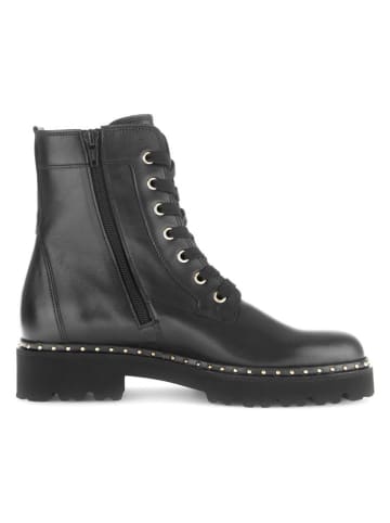 Gabor Leder-Boots in Schwarz