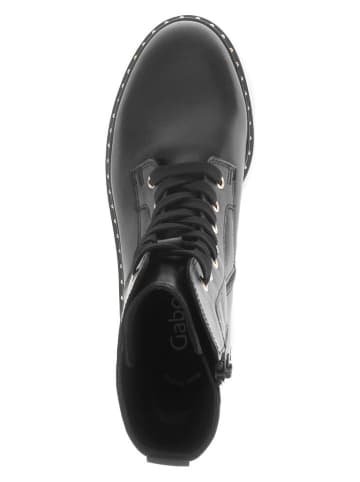 Gabor Leren boots zwart
