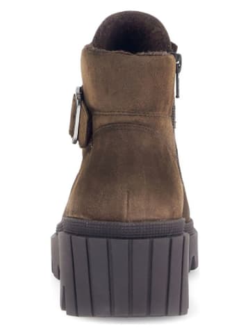 Gabor Leder-Boots in Braun