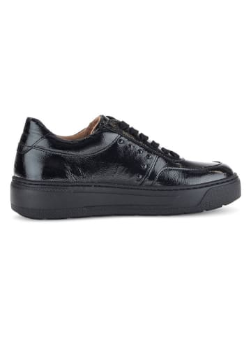 Gabor Leder-Sneakers in Schwarz