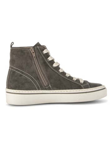 Gabor Leder-Sneakers in Khaki