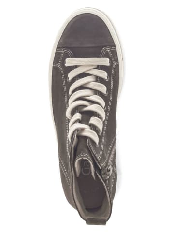 Gabor Leren sneakers kaki