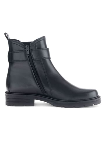 Gabor Leder-Boots in Schwarz