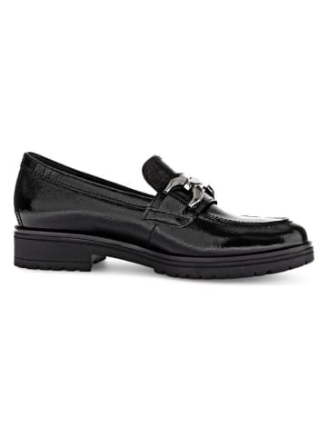 Gabor Leren mocassins zwart