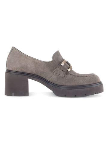Gabor Leder-Pumps in Grau