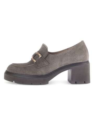 Gabor Leder-Pumps in Grau