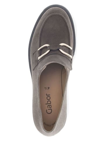 Gabor Leder-Pumps in Grau