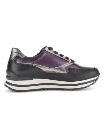 Gabor Sneakers in Schwarz/ Lila
