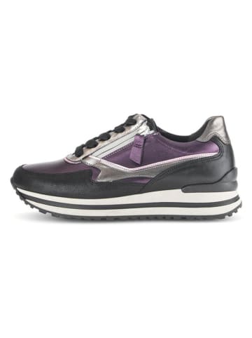 Gabor Sneakers in Schwarz/ Lila