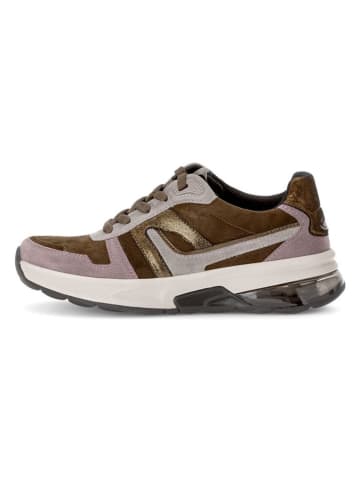 Gabor Sneakers in Rosa/ Braun