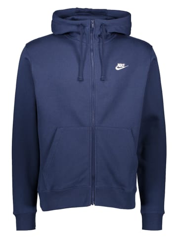 Nike Sweatjacke "Club Fleece" in Dunkelblau