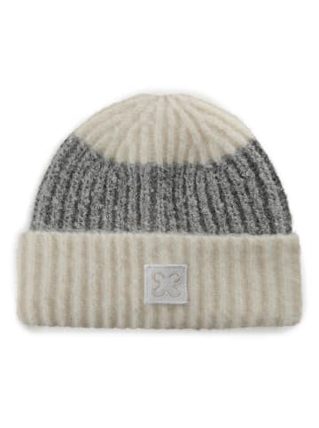 Codello Mütze in Creme/ Grau