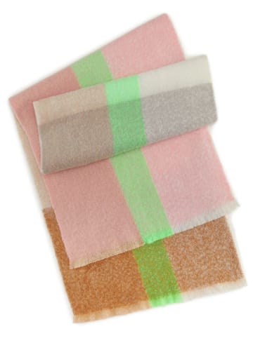 Codello Schal in Rosa/ Hellbraun - (L)210 x (B)45 cm