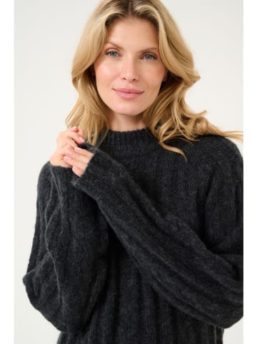Kaffe Wełniany sweter "Naja" w kolorze czarnym