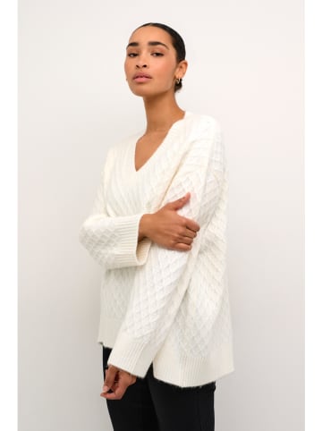 Kaffe Pullover "Selma" in Weiß