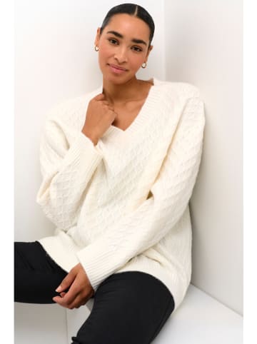 Kaffe Pullover "Selma" in Weiß