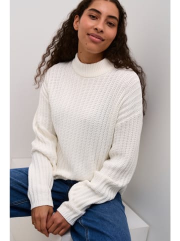 Kaffe Pullover "Bess" in Weiß